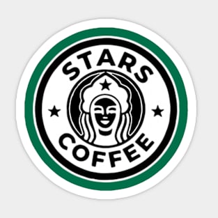 Starbucks is Stars in Russia Sticker